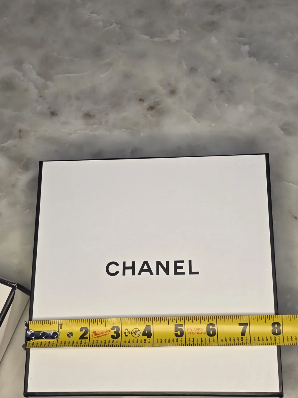 Authentic CHANEL White and Black Empty Gift Box  2-piece Set